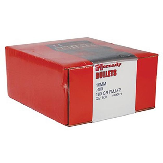 Picture of Fmj 10Mm Caliber (0.400'') 180Gr Flat Nose 500/Box