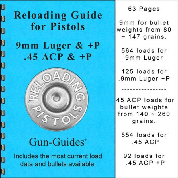 Picture of Reloading Guide For Pistols 9Mm Luger & +P / 45Acp & +P