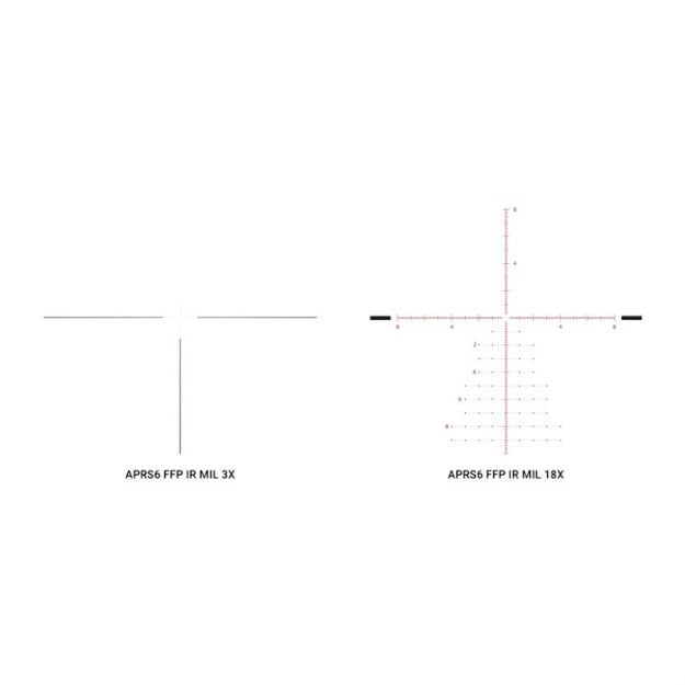 Picture of Ares Etr 3-18X50mm Ffp Illuminated Aprs6 Ir Mil Black