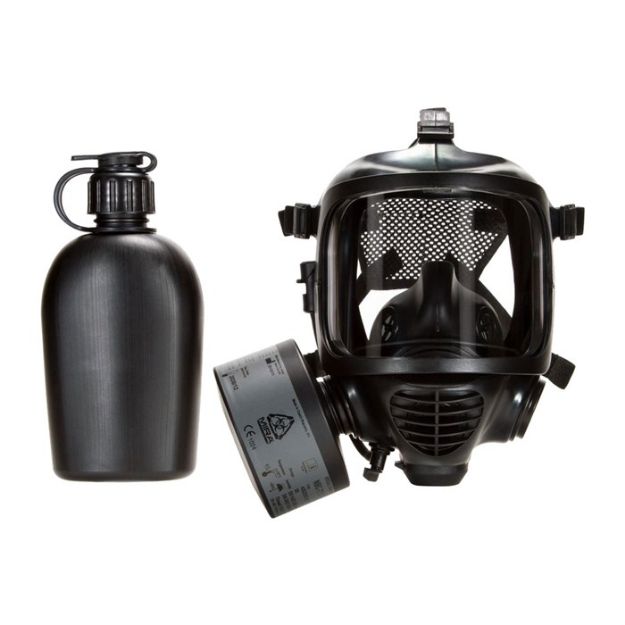 Picture of Cm-6M Tact Gas Mask-Full Face Respirator W/Drink System