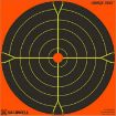 Picture of 5.5'' Orange Peel Bullseye Target 25 Pack