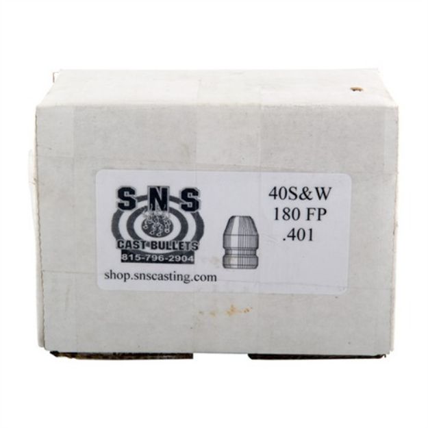 Picture of .40 Cal/10Mm (.401'') 180Gr Fp Lead Bullets 500/Box