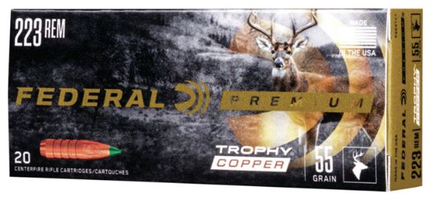 Picture of 223 Remington 55Gr Trophy Copper 20/Box