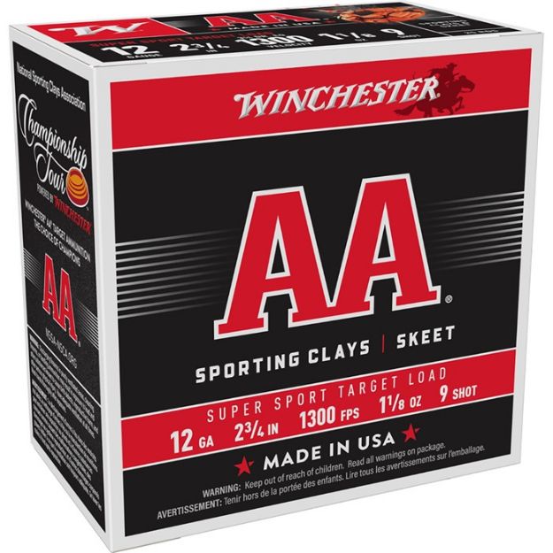 Picture of Aa 12 Gauge 2-3/4'' 1-1/8 Oz #9 Shot 25/Box