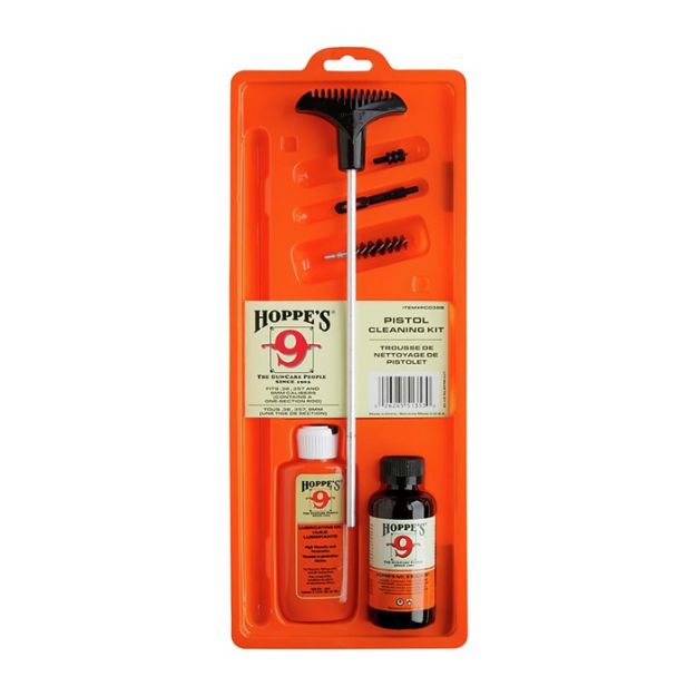 Picture of Hoppe's 9Mm-38 Caliber Pistol Cleaning Kit Clamshell