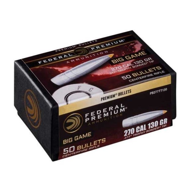 Picture of Fed Bullets .277 130 Gr Trophy Bonded