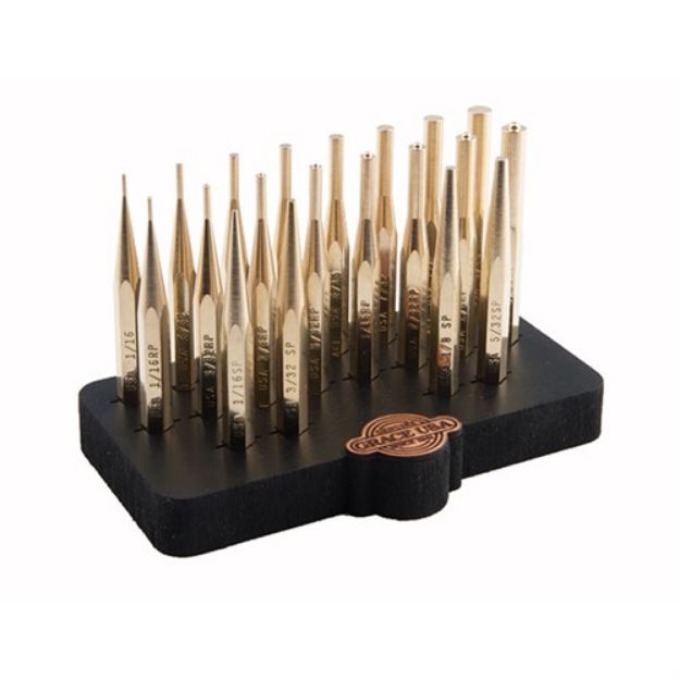 Picture of 20 Piece Brass Punch Set W/Bench Block