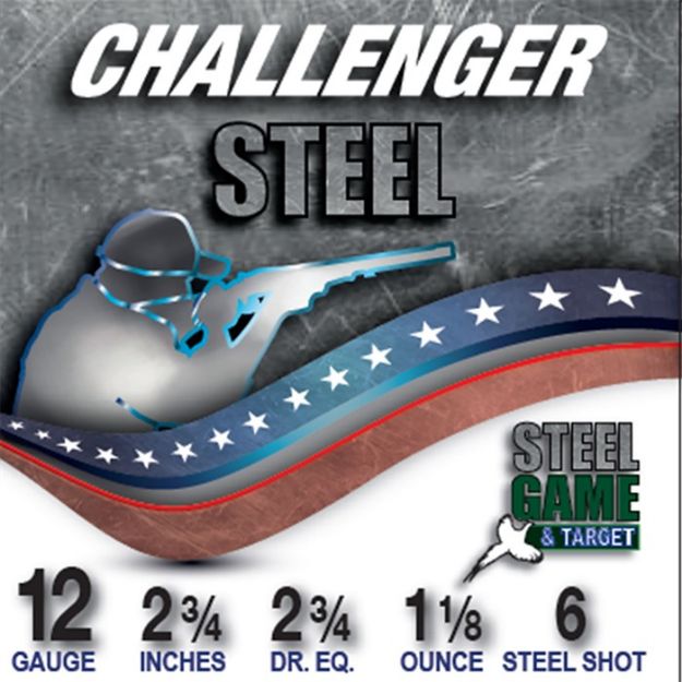 Picture of Steel Game & Target 12Ga 2-3/4'' 1-1/8Oz #6 Steel Shot 250/Cs