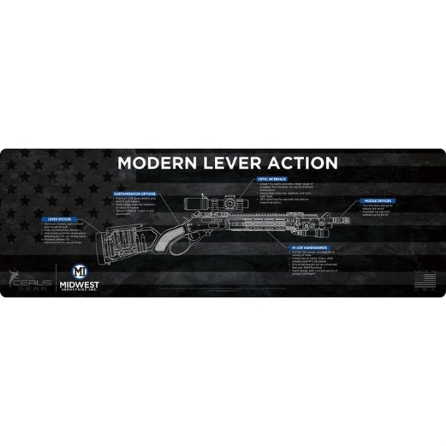 Picture of Gun Mat Lever Action Series 36''X12'' Black