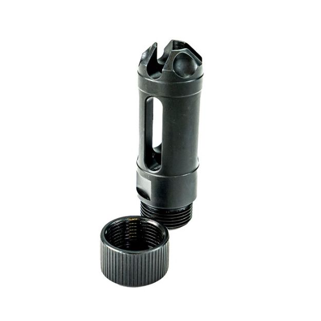 Picture of Muzzlok 9Mm Ported Flash Hider Nitride Black