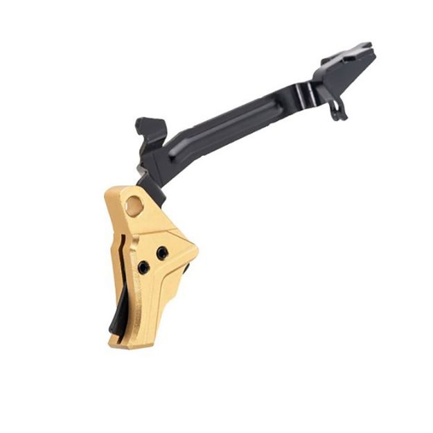 Picture of Itts Trigger W/Trigger Bar For Glock G3/G4 Gold/Black Screw