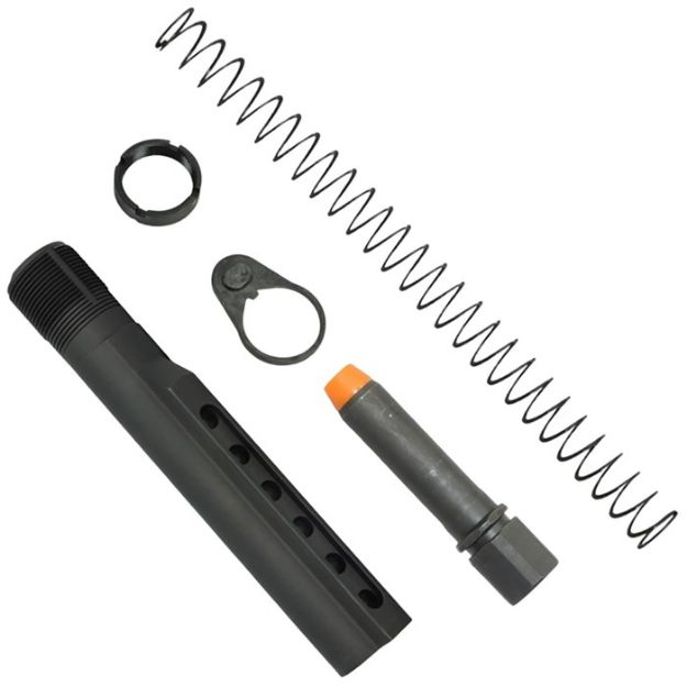 Picture of K-Spec Ar-15 Pcc Carbine Buffer Tube Kit W/6.9 Oz Buffer Blk