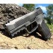Picture of P365 Xmacro Comp 9Mm 3.1'' Bbl (2)17Rd Distressed Gun Metal