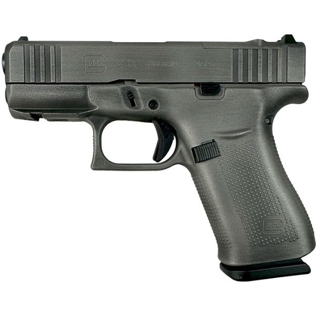 Picture of Glock 43X Mos 9Mm 3.41''Bbl (2)10Rd Distressed Gun Metal Gray