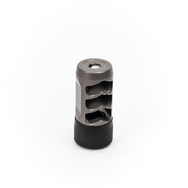 Picture of Hellfire-Ti 30 Cal Self Timing Muzzle Brake Gray Titianium