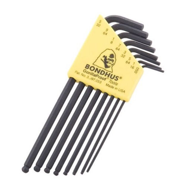 Picture of Balldriver Standard Hex Key L-Wrench (.050-5/32) 8-Piece Set