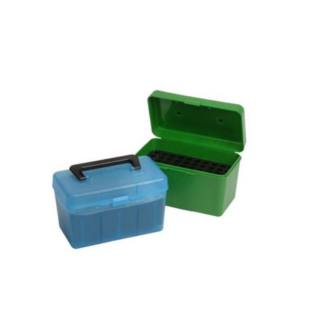 Picture of Handle Carry Rifle Ammo Box 6Mm - 30-06 Springfld 50 Rd Blue