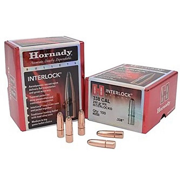 Picture of Interlock® 338 Caliber (0.338'') 250Gr Round Nose 100/Box