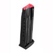 Picture of Apx Magazine 9Mm 17 Rds Steel Black W/ Red Follower