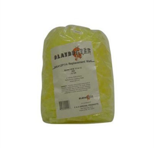 Picture of 12 Gauge 1-1/8 To 1-1/4Oz Wads For Waa12f114 Yellow 500/Bag
