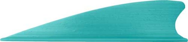 Picture of Tac Vanes Matrix 2.25" Shield Cut Turquoise 36 Pack