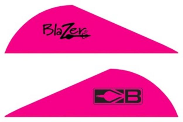 Picture of Bohning Blazer Vanes 2" Solid Hot Pink 100Pk