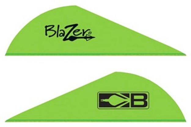 Picture of Bohning Blazer Vanes 2" Solid Neon Green 100Pk