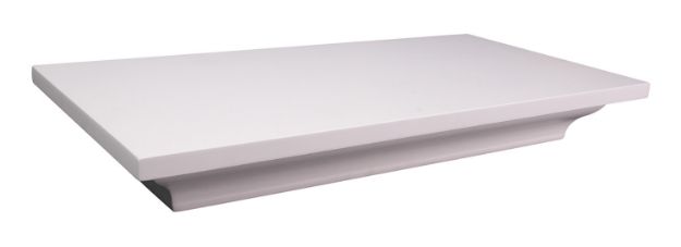 Picture of Lockdown In Plain Sight Shelf White 24"Wx11.75"Hx3.25"D!