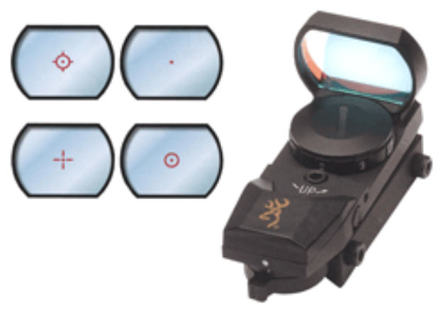 Picture of Browning Buck Mark Reflx Sight 4-Reticles Matte Black