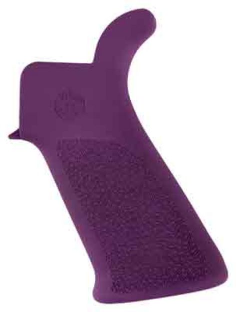Picture of Hogue Ar-15 Beavertail Grip No Finger Grooves Purple