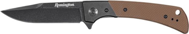 Picture of Remington Cutlery Edc Drop Pt 4" Folder G10 Tan/Black<
