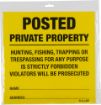 Picture of Allen Posted No Trespassing Sign 12 Pack