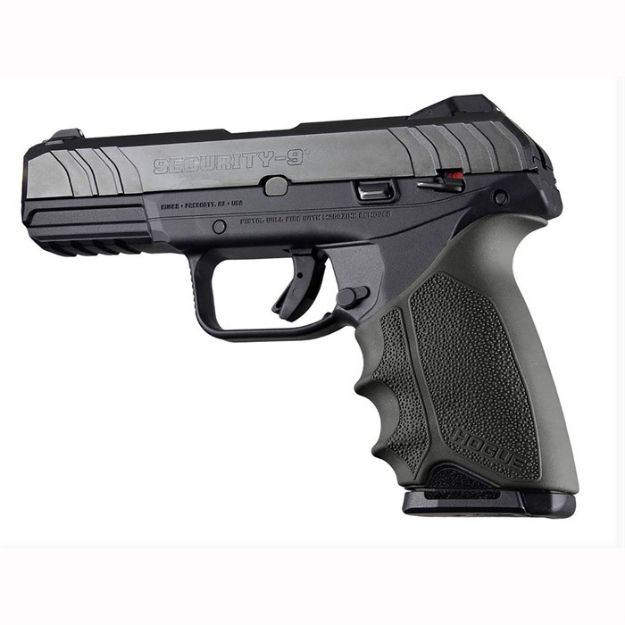 Picture of Hogue Handall Beaver Tail Grip Sleeve Ruger Security 9 Black