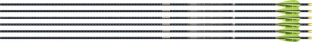 Picture of Easton 4Mm Fmj Match Grade 300 6-Pack W/ 3" Aae Hybrid Vanes<