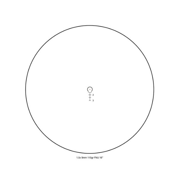 Picture of TRIJICON ACOG 1.5X16S RTR 9MM PCC