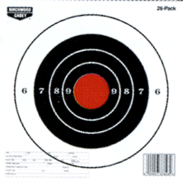 Picture of B/C Target Eze-Scorer Paper 8" Bull's-Eye 26 Targets
