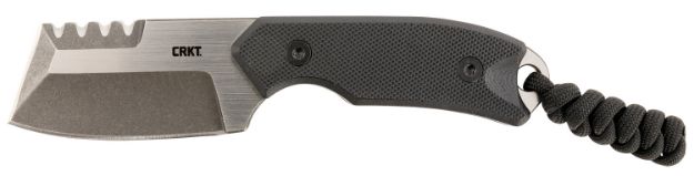 Picture of Crkt Razel Compact Silver Fixed 2.32" Black W/Sheath!