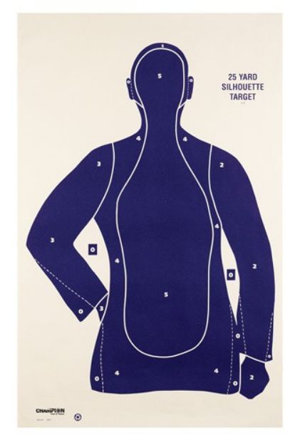 Picture of Champion Tgt Paper 22.5"X35" B21-E Police Target 100Pk