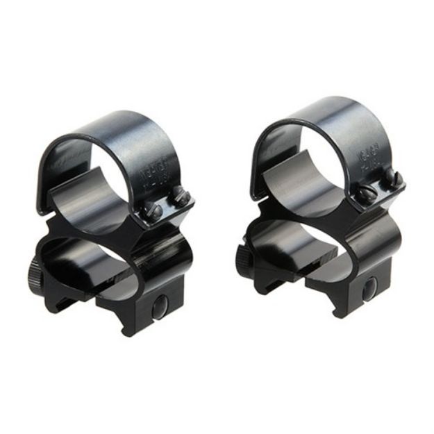 Picture of Weaver Rings Detachable Top Mount See-Thru 1" Black