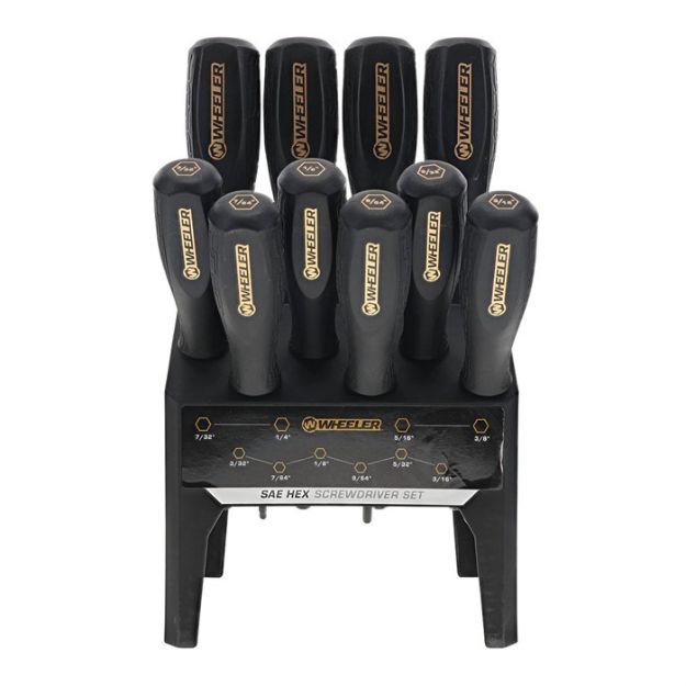 Picture of WHEELER 10PC SAEHEX BENCH DRIVER SET