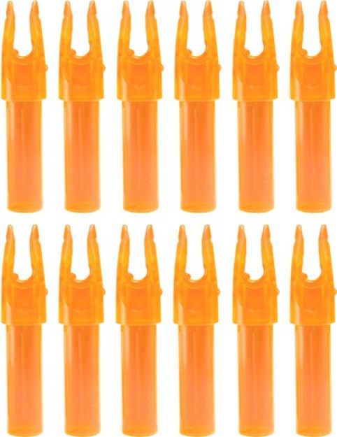 Picture of Carbon Express Nock Launchpad Precision Orange .244 Id 12Pk<