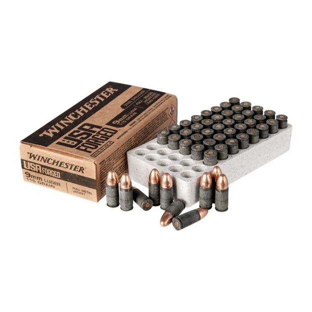 Picture of WIN 9MM 115GR FMJ STEEL CASE 50/500