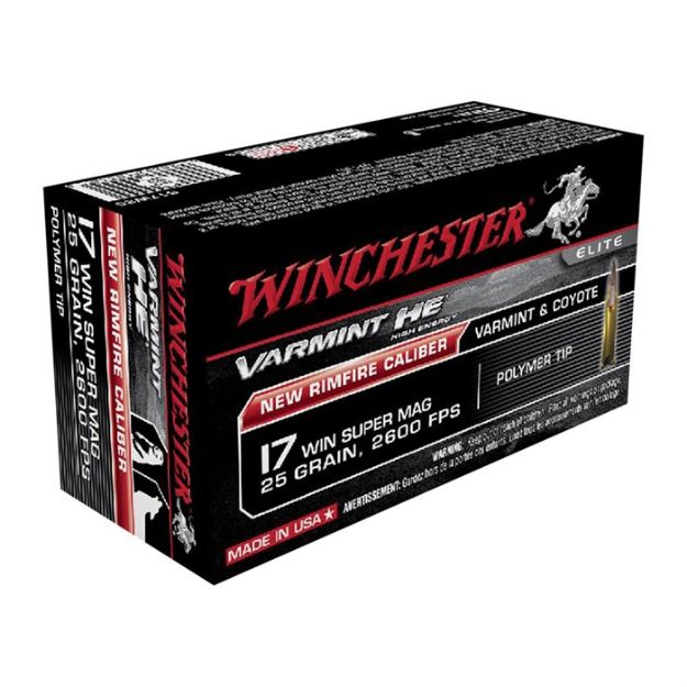 Picture of Winchester Varmint Hv 17 Wsm 25Gr V-Max 50Rd 10Bx/Cs