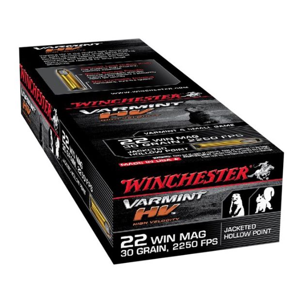 Picture of Winchester Supreme 22Wmr 30Gr Jhp 2250Fps 50Rd 40Bx/Cs <
