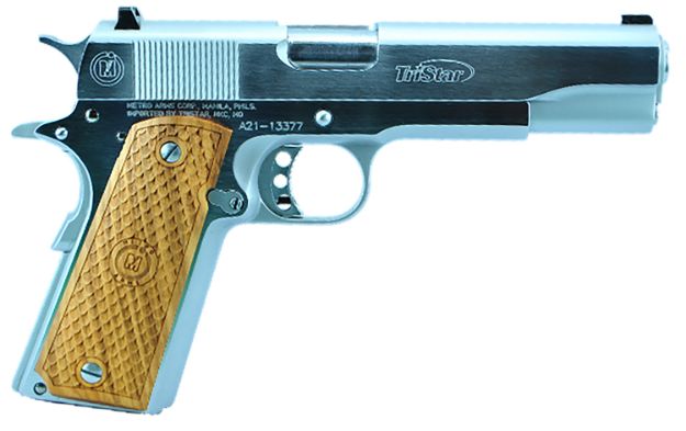 Picture of Tristar American Classic Gov't 1911 9Mm 5" Chrome/Wood<