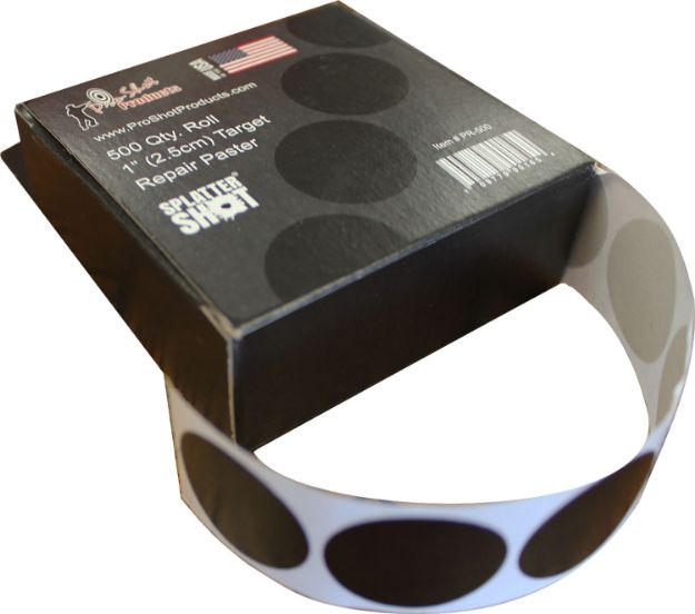 Picture of PROSHOT 1" BLK REPAIR PASTERS 500CT