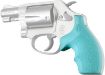 Picture of Hogue Grips S&W J Frame Round Butt Bantam Aqua
