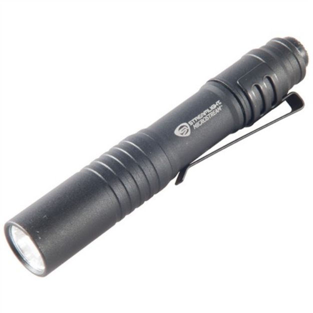 Picture of Streamlight Microstream Light White Led Black W/Pocket Clip