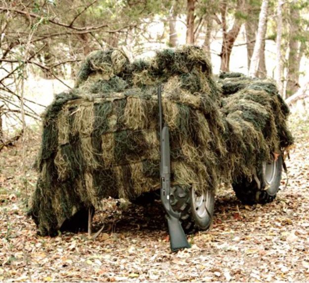 Picture of Red Rock Ghillie Blind 5'X12' Woodland Camouflage Netting