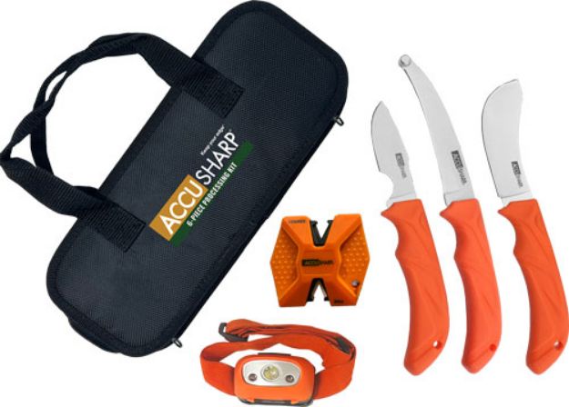 Picture of Accusharp 6-Piece Processing Kit W/Sharpener & Headlamp